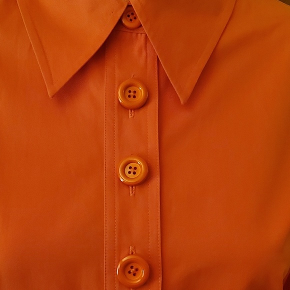 Vintage Mizrahi shirt dress with pockets - Picture 5 of 6